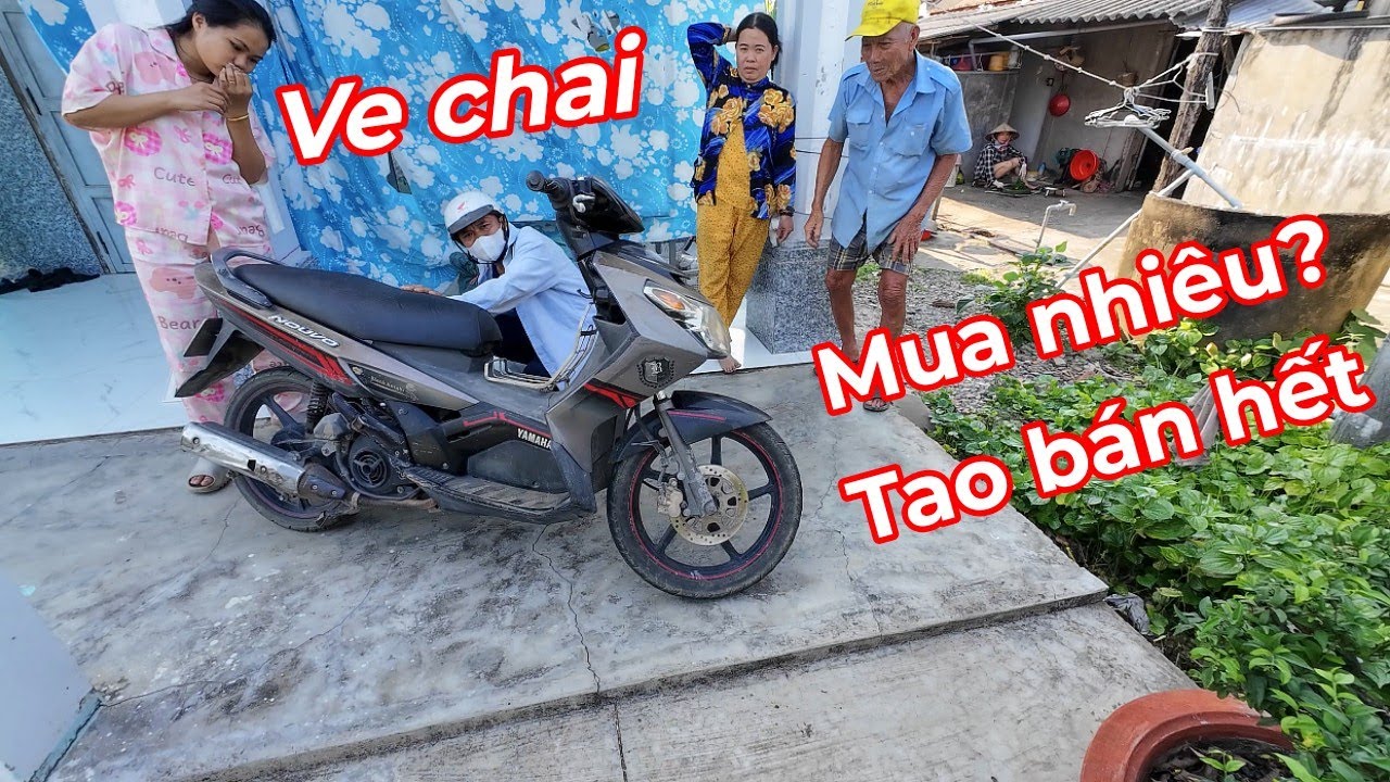 Gần tết ông Mười xã mấy chiếc xe ve chai cho trống nhà Hoàng SX vlog 