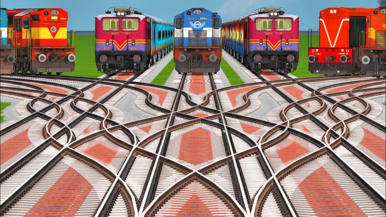 Impossible Yard Tracks vs Heavy Trains | Simulator Test