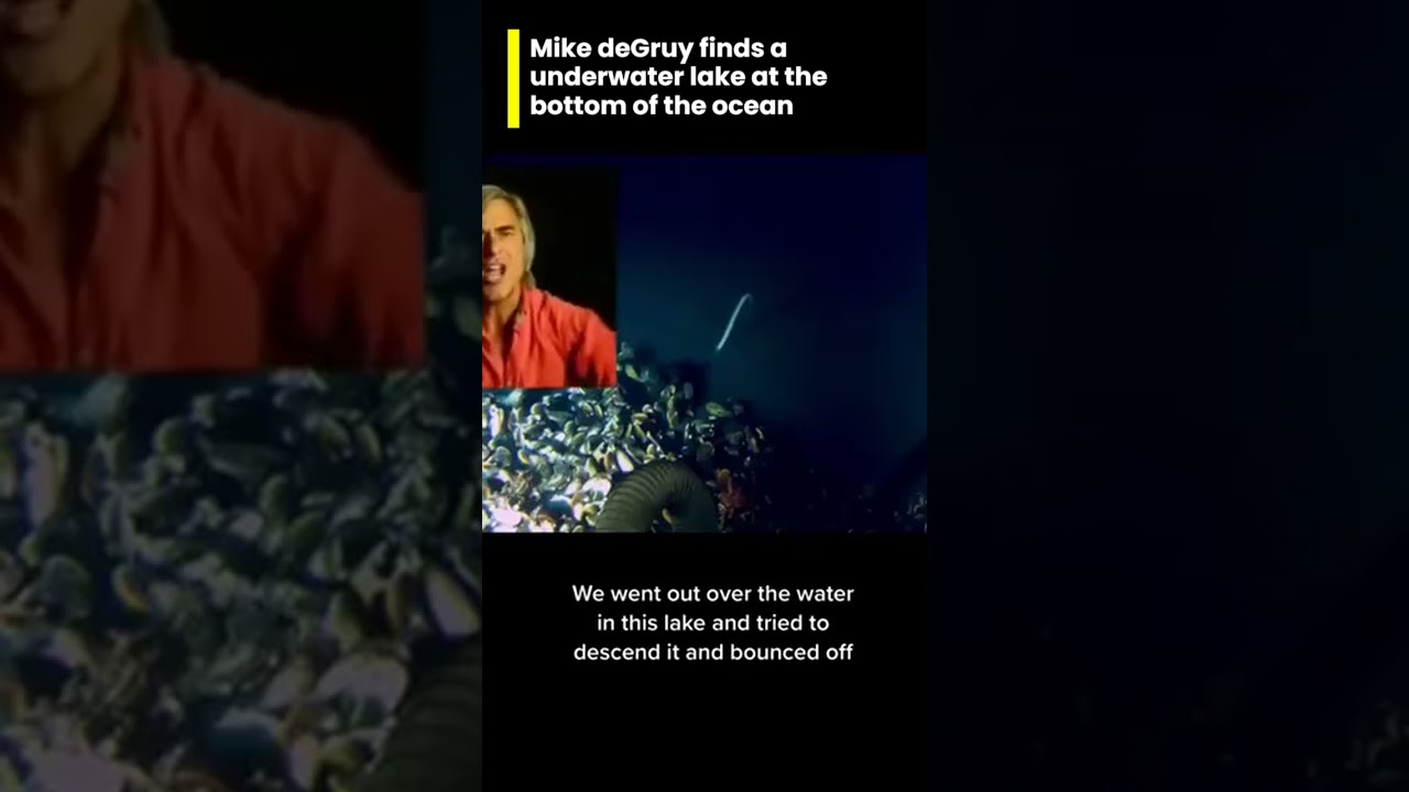 Man Finds Lake Under The Ocean But Then This Happened #shorts