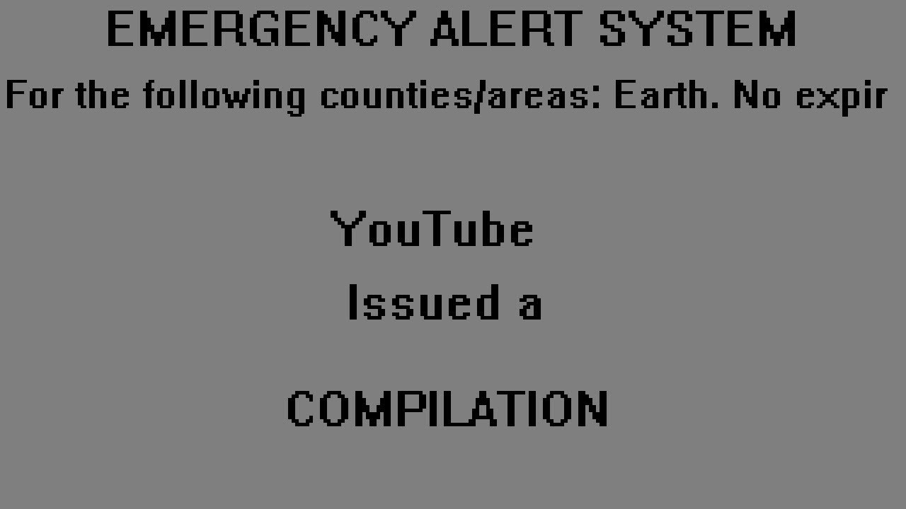 Emergency Alert System - All types of activations compilation