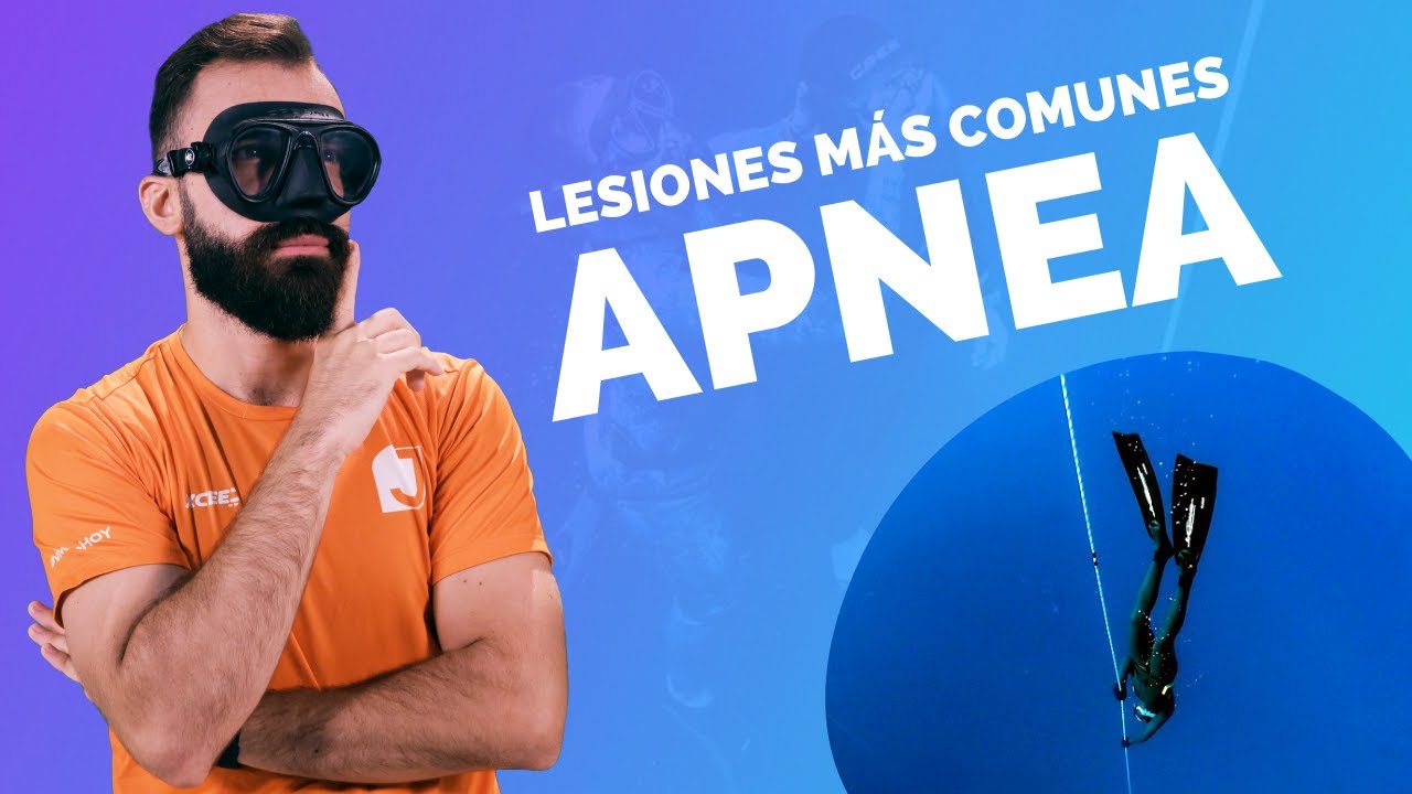 Lesiones más comunes de la apnea deportiva