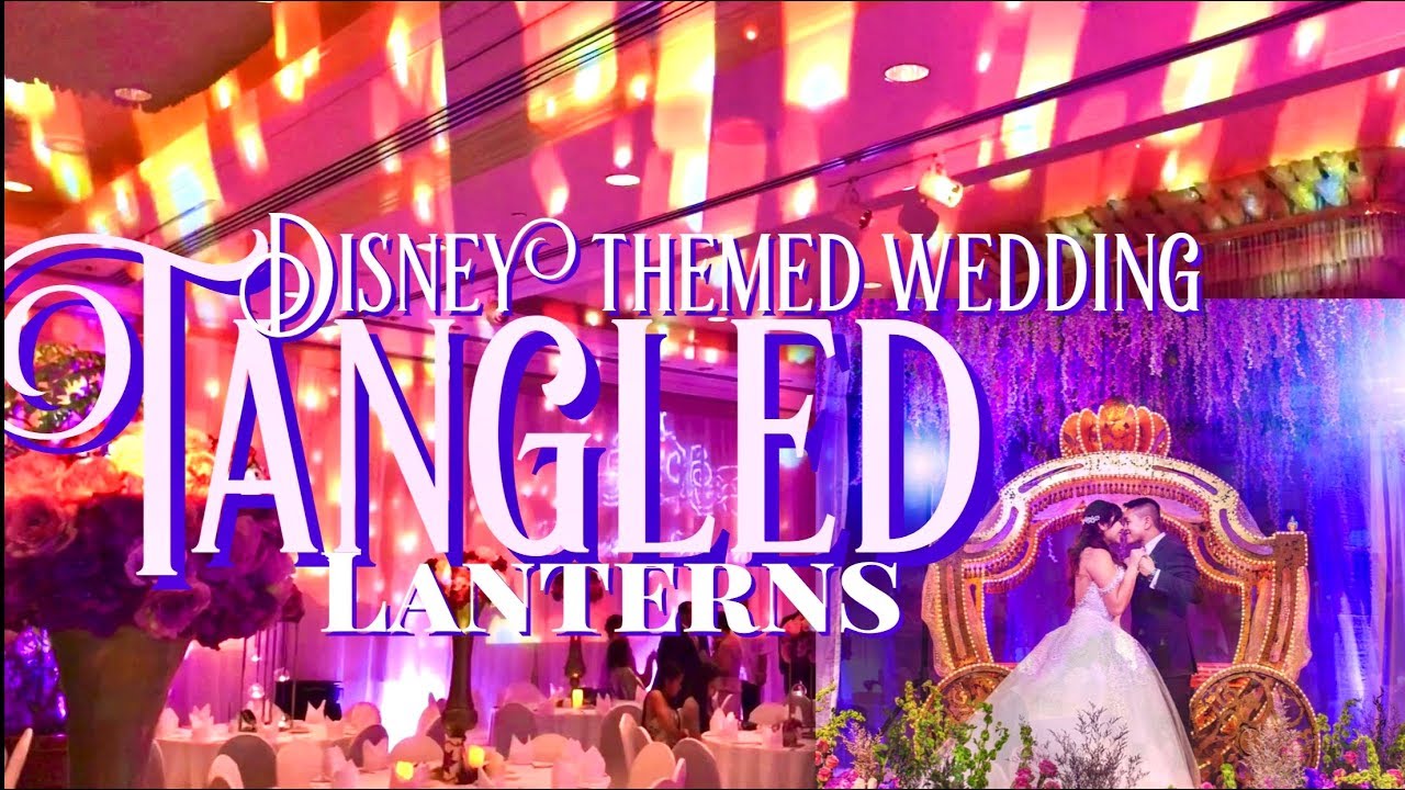 DISNEY THEMED WEDDING - TANGLED LANTERNS WEDDING INSPIRATION