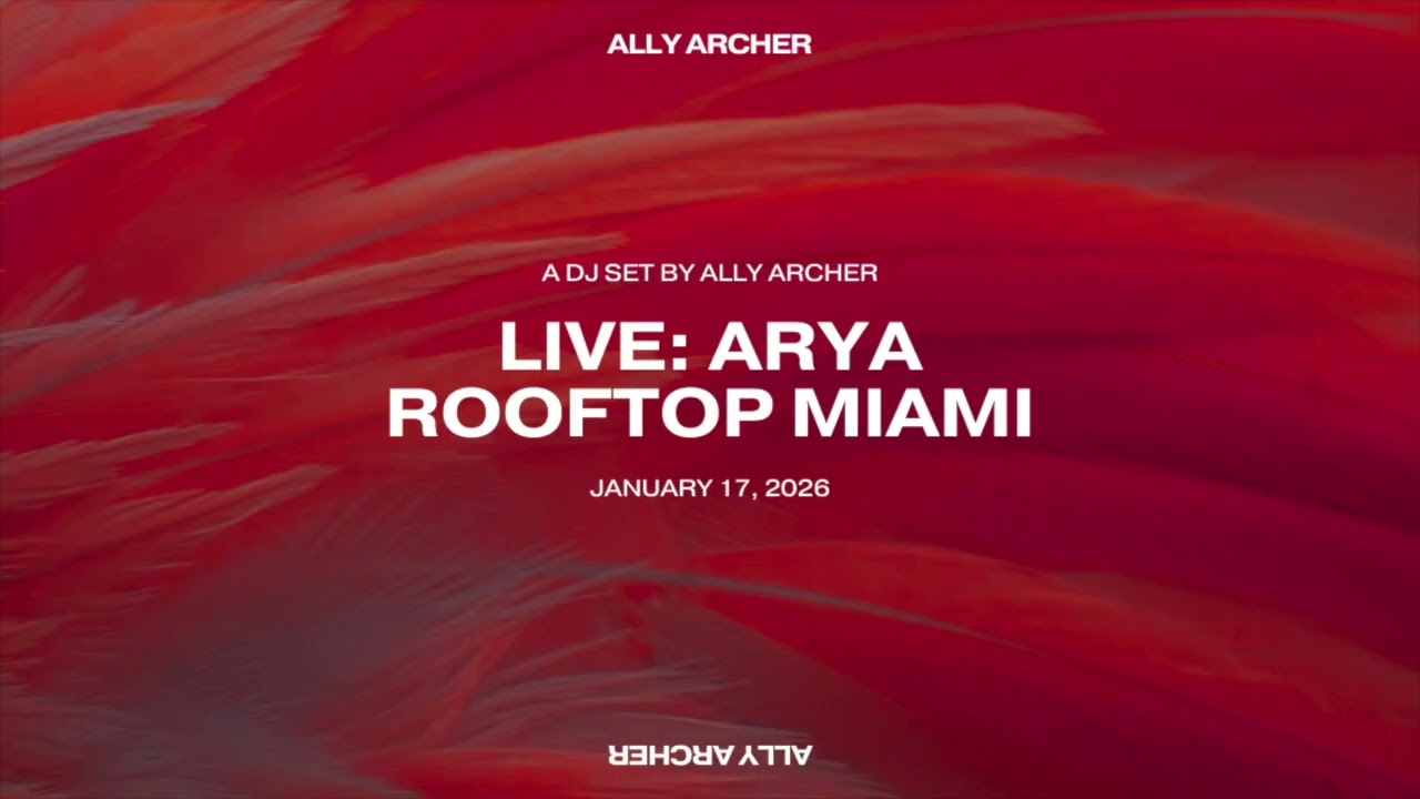 House & Tech House DJ Set - Live in Miami - Arya Rooftop | Ally Archer