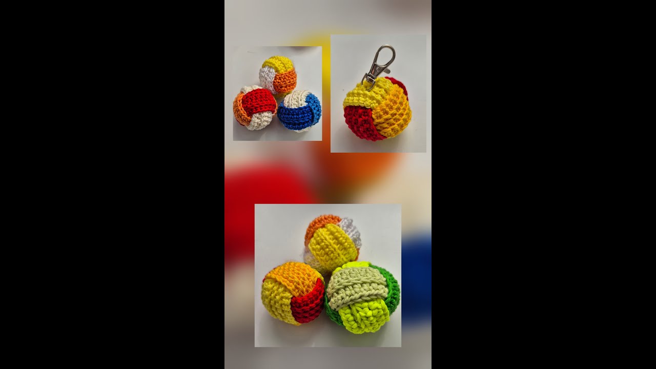 Ball häkeln - Häkelanleitung - Ball für Kinder, Stressball, Gymnastikball, Skill, Schlüsselanhänger