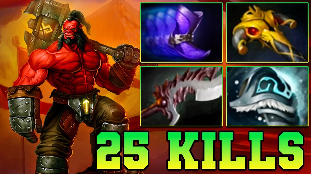 25 Kills Monster Axe Offlane !! Axe Dota 2 Offlane Carry 7.39 Pro Build Guide Gameplay