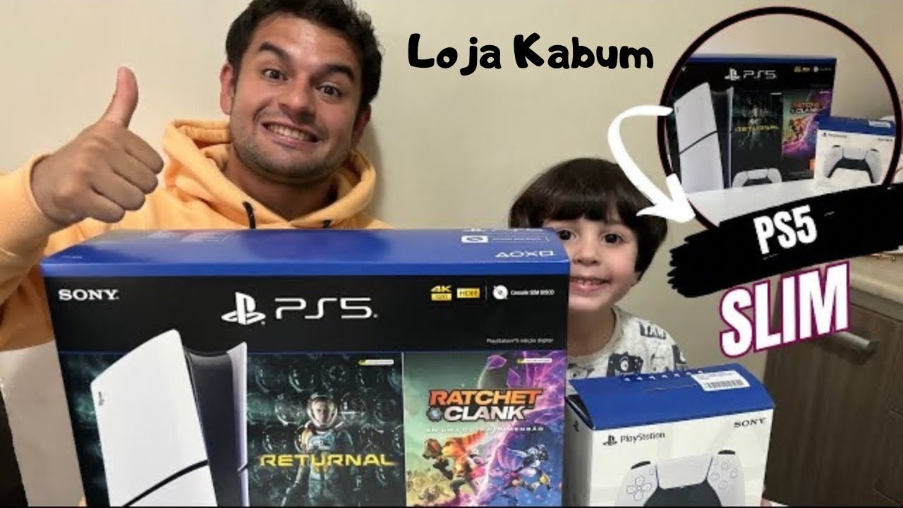 Console PlayStation 5 Slim, Edição Digital, Branco + 2 Jogos