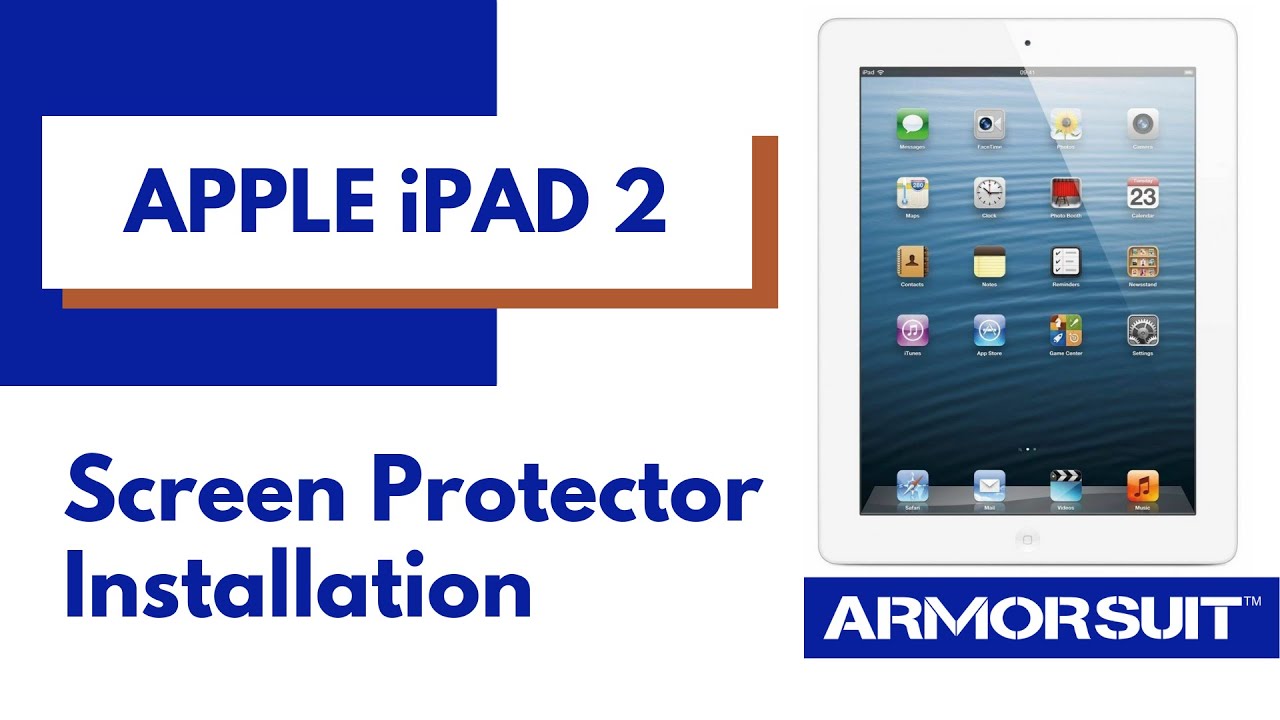 How to apply your new ArmorSuit MilitaryShield Screen Protector on iPad 2