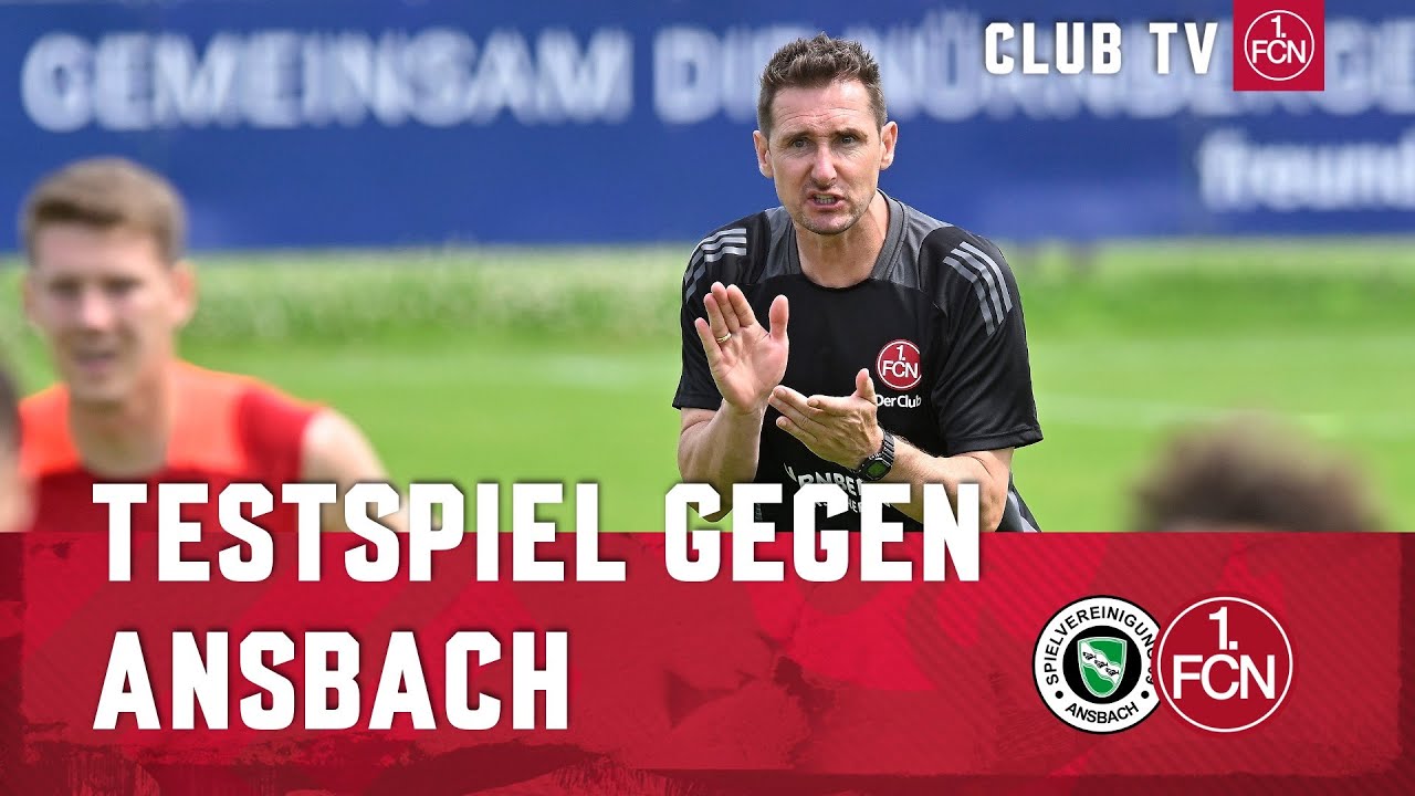 RE-LIVE: Der Club testet bei der SpVgg Ansbach