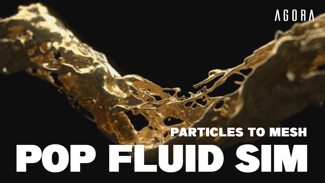 HOUDINI POP FLUID | From particles fx