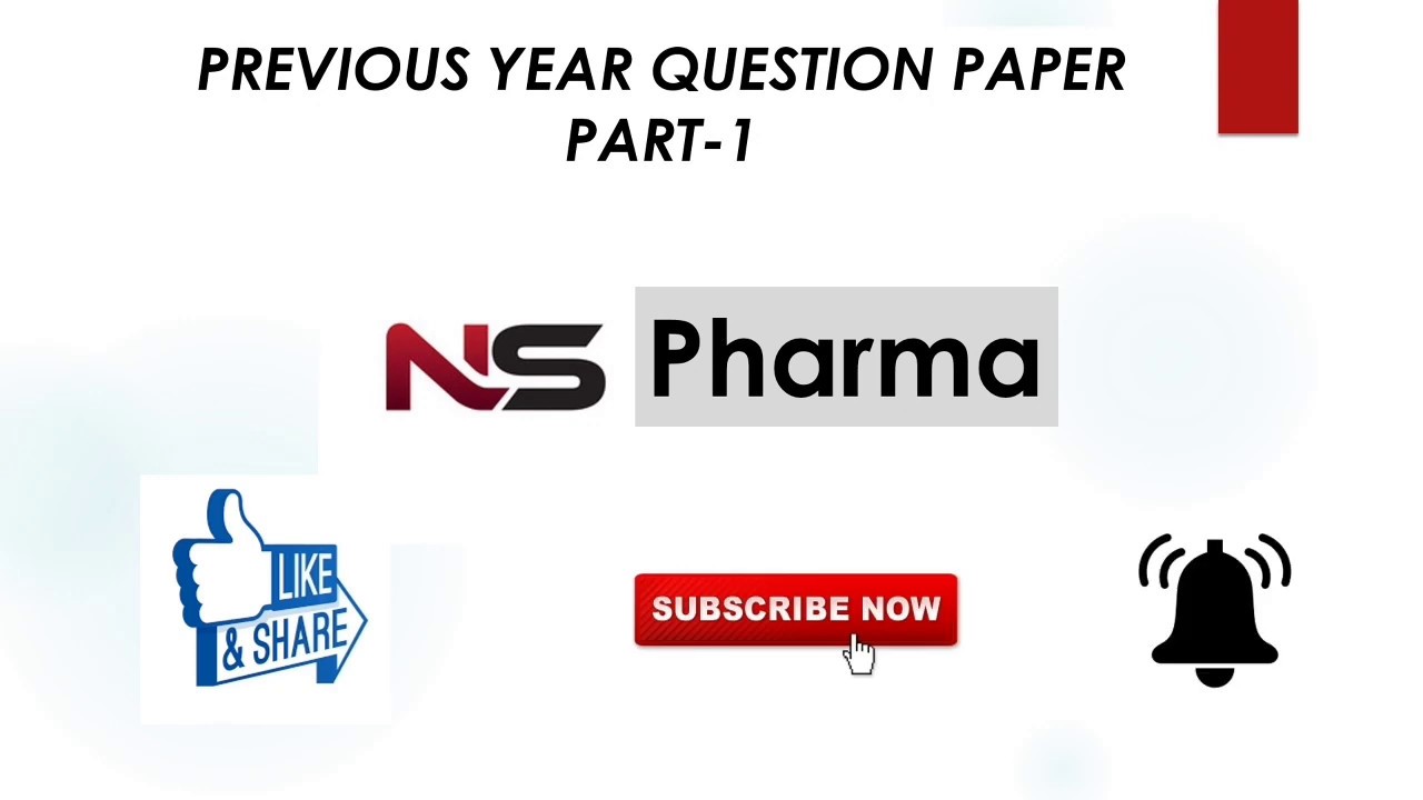 PHARMACIST EXAM PREVIOUS YEAR GENERAL QUESTIONS
