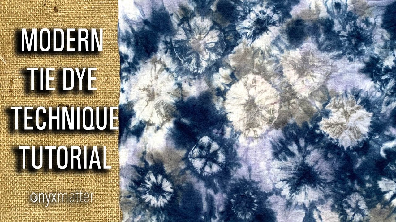 Tie Dye Pattern - Modern Tie Dye Tutorial | Onyx Art Studios