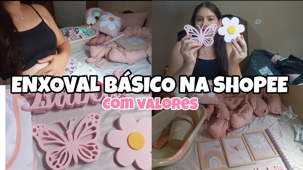 ENXOVAL DE MENINA/ TEMA MARGARIDA/ COMPREI SÓ O BÁSICO PROS PRIMEIROS MESES! 💖🌸