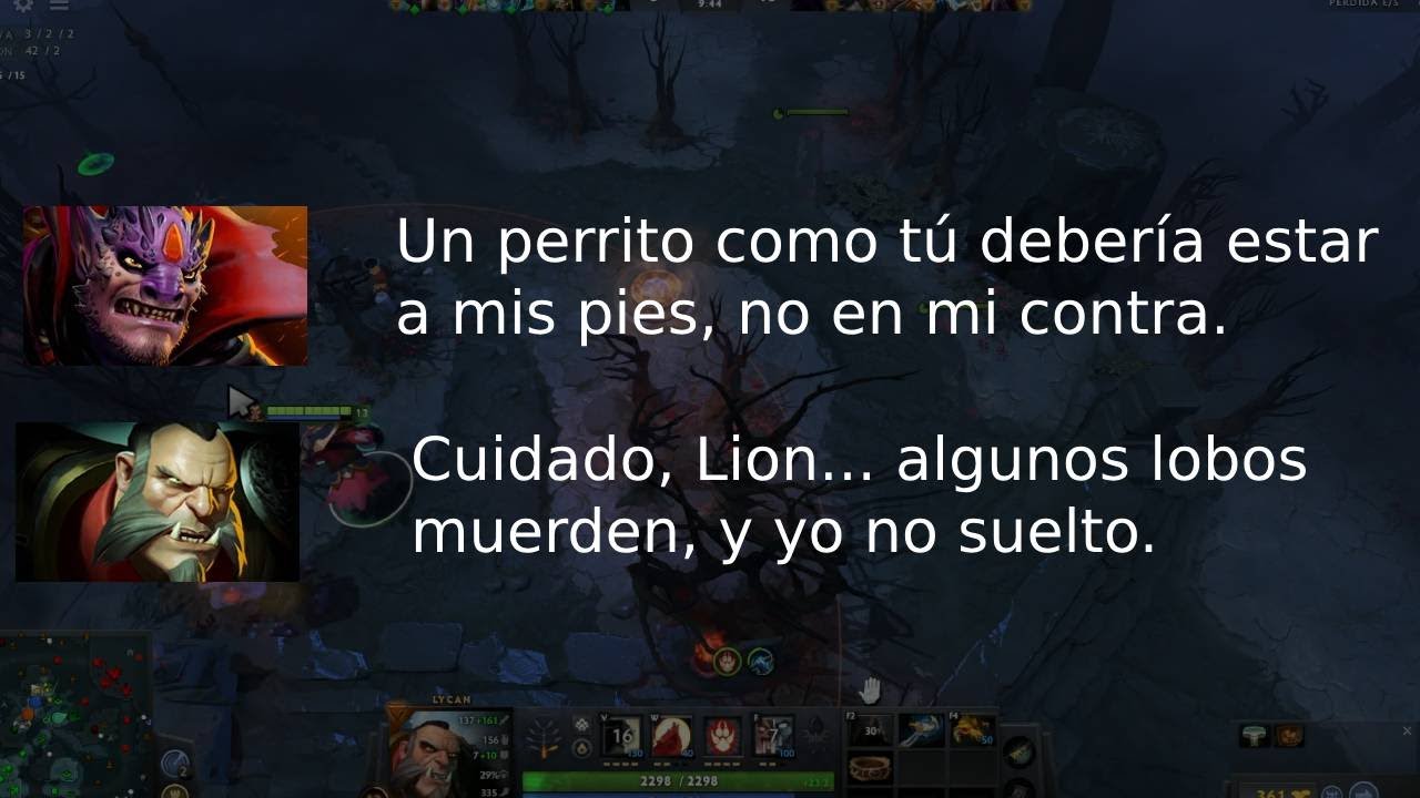 LYCAN vs LION MELEE HARD CARRY😱 &iexcl;EL LION ESTA ROTO PERO LOGRAMOS NEUTRALIZARLO! | Dota 2 Gameplay