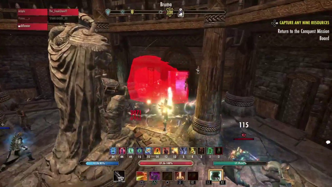 IMAGINE PLAYING ESO IN 2020 - STAM DK PVP (HUGE LEAPS)