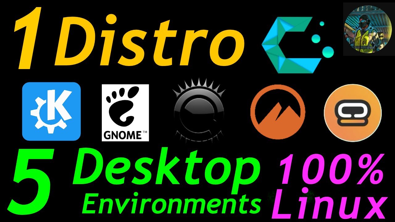 @roninkaze | #514 | Linux  Desktop Environments on 1 Distro | Linux Gaming