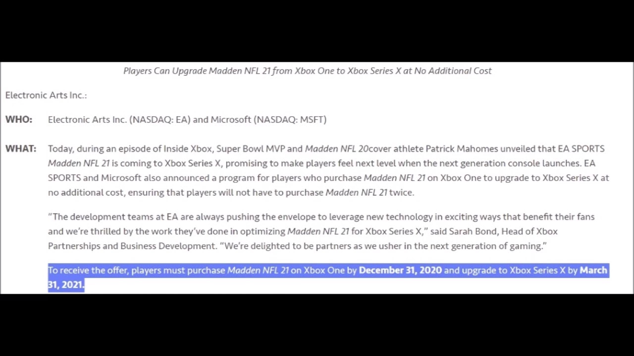 Madden 21 - My Worst Fear Is Realized