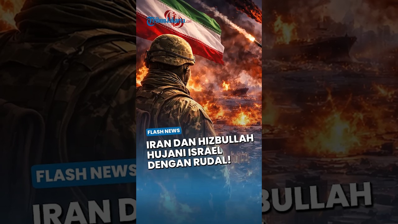 Koordinasi Mematikan Iran dan Hizbullah Hujani Israel dengan Rudal Balistik