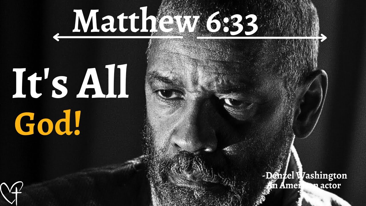 Seek God First! Then, Dreams & Goals - Denzel Washington.