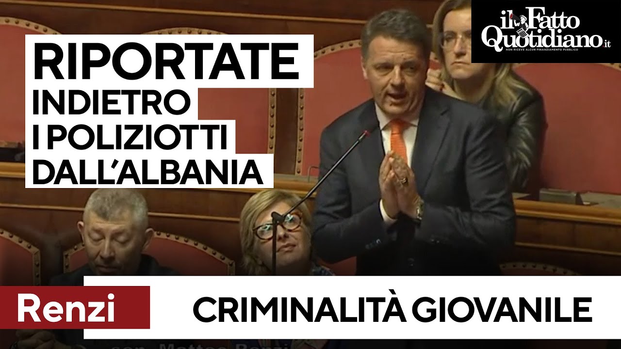 Renzi contro Piantedosi: 
