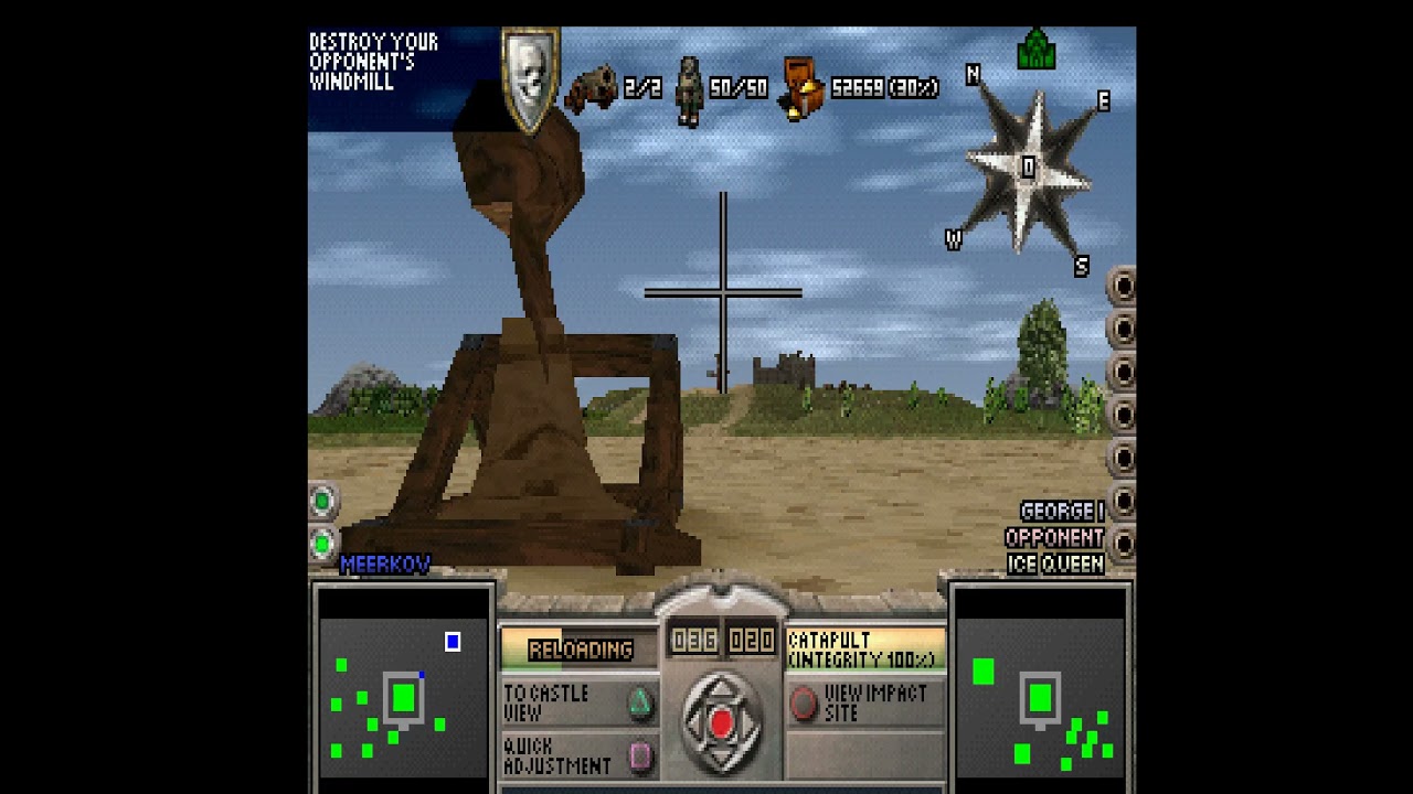 Let's Play PSX: Ballerburg - Castle Chaos