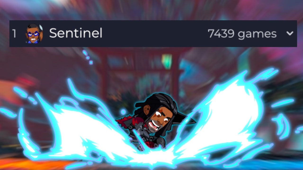 Как выглядят 7000+ игр Sentinel в рейтинговом режиме Brawlhalla 1 на 1