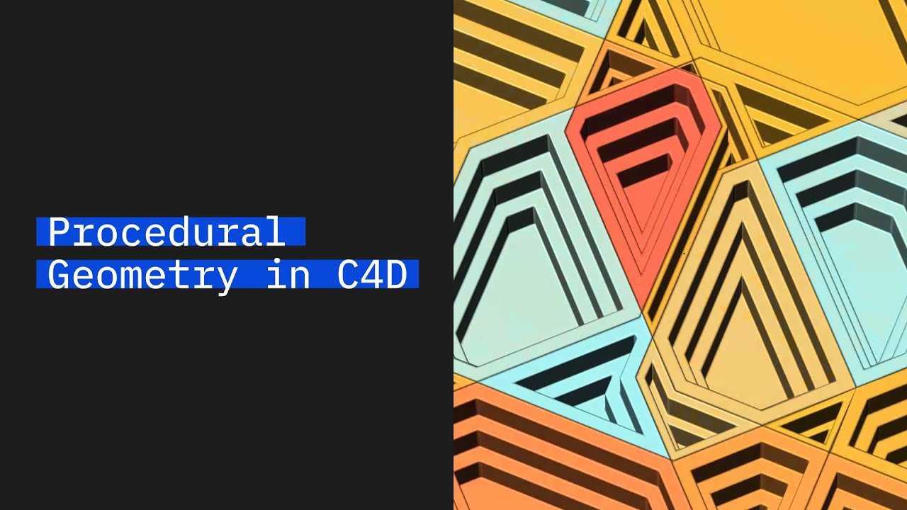 Procedural Geometry | Cinema 4d tutorial