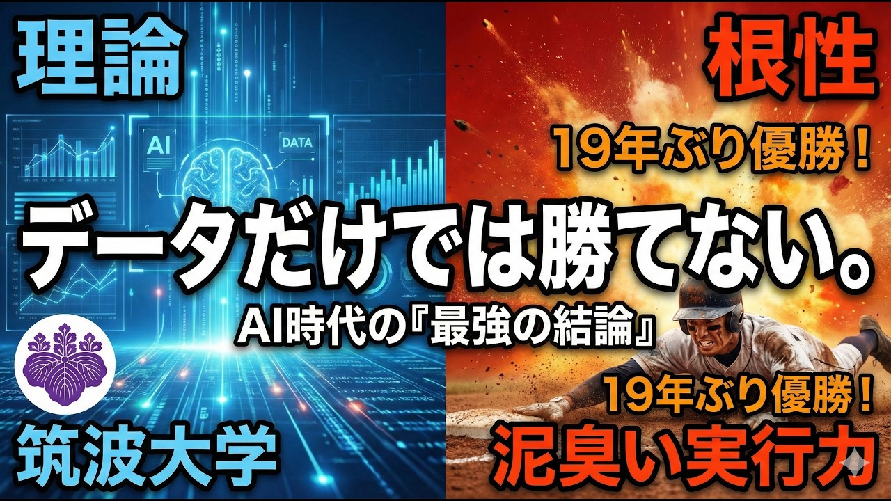 「データ」だけでは勝てない。〜筑波大野球部が示したAI時代の「強さ」の正体〜