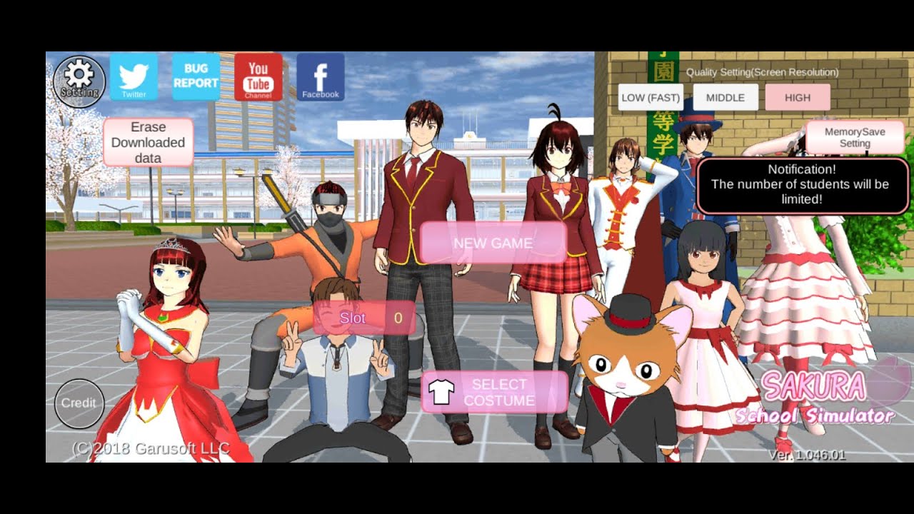 Love Story at Sakura School Simulator