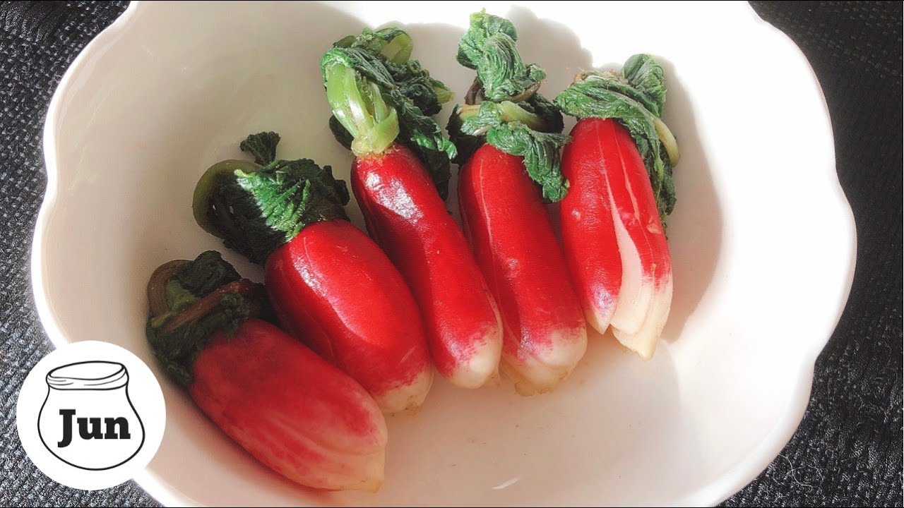【ラディッシュの漬物】葉っぱも無駄なく｜ルバーブ収穫 ｜お花を楽しむウォーキング ｜田舎暮らし#ラディッシュの食べ方