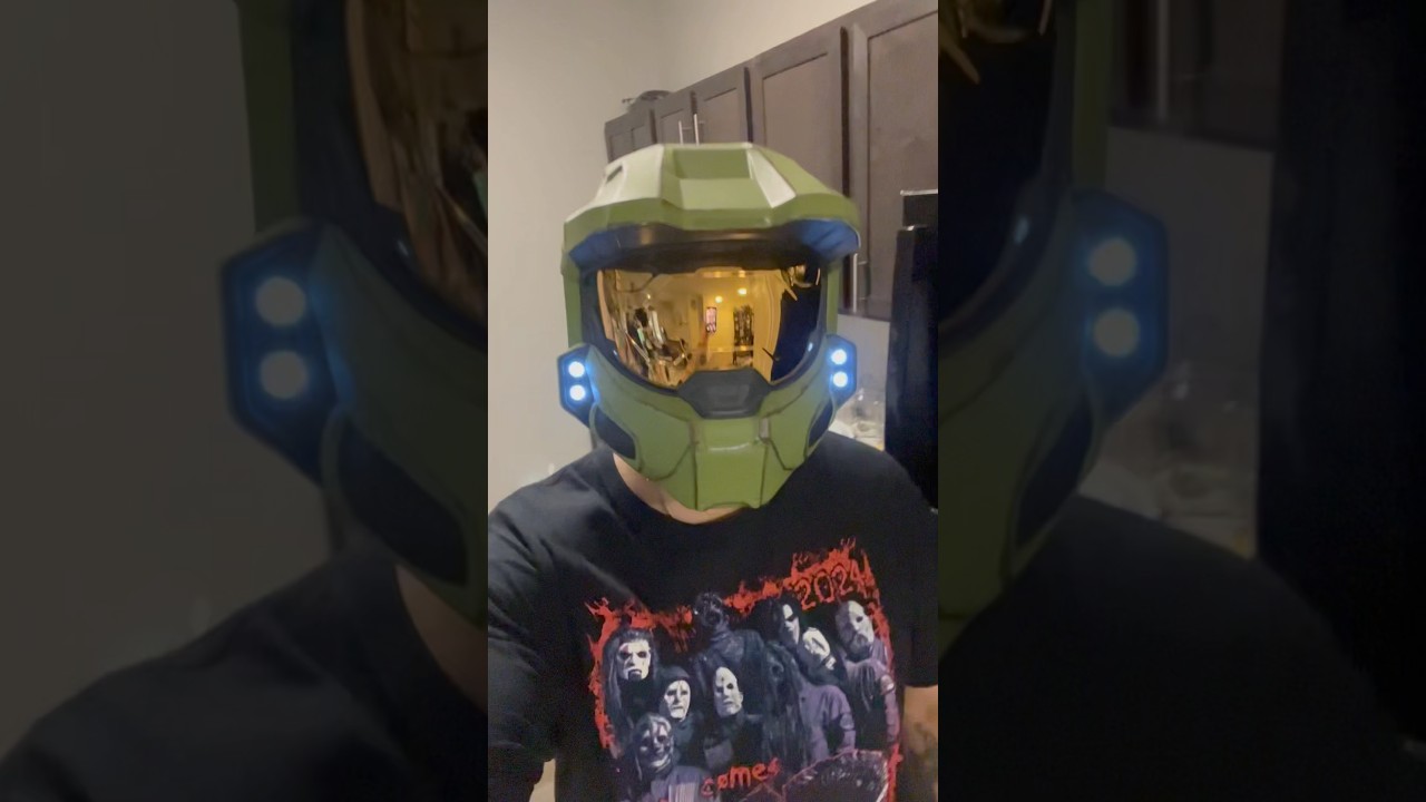 Halo Master Chief Deluxe Helmet With Lights