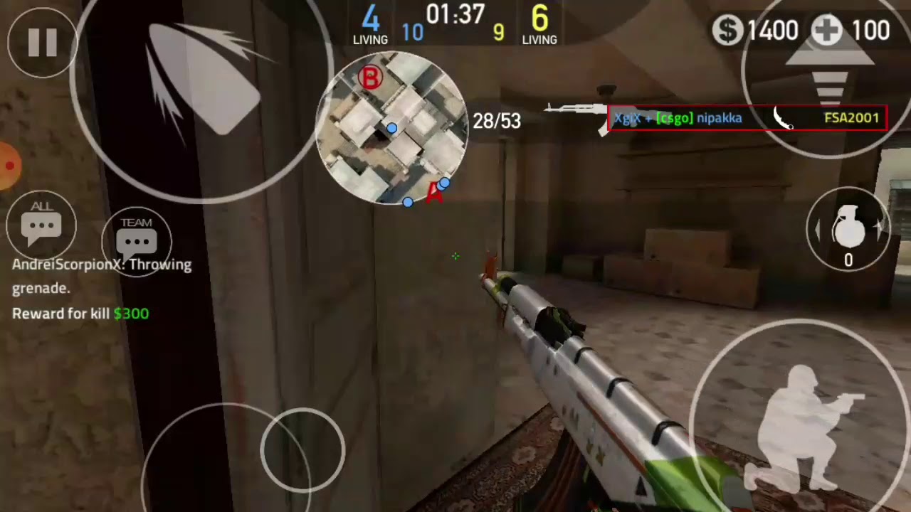 1vs5 Bomb defuse | Forward assault