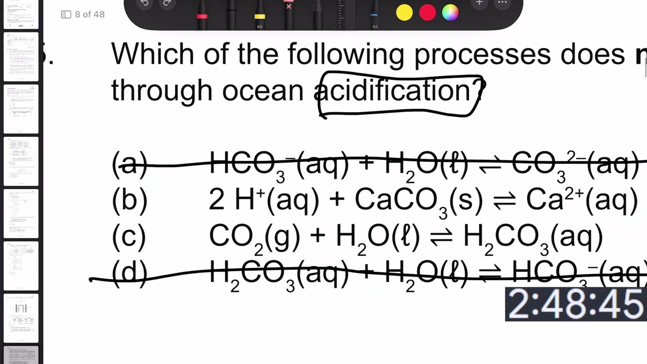 STUDENT Chemistry 2021 ATAR WACE Exam Attempt + Marking (93.5%)
