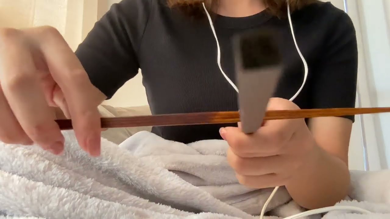 【No Talking】Visual ASMR | 4 Triggers & Camera Touching 🧴✂️💅🥢