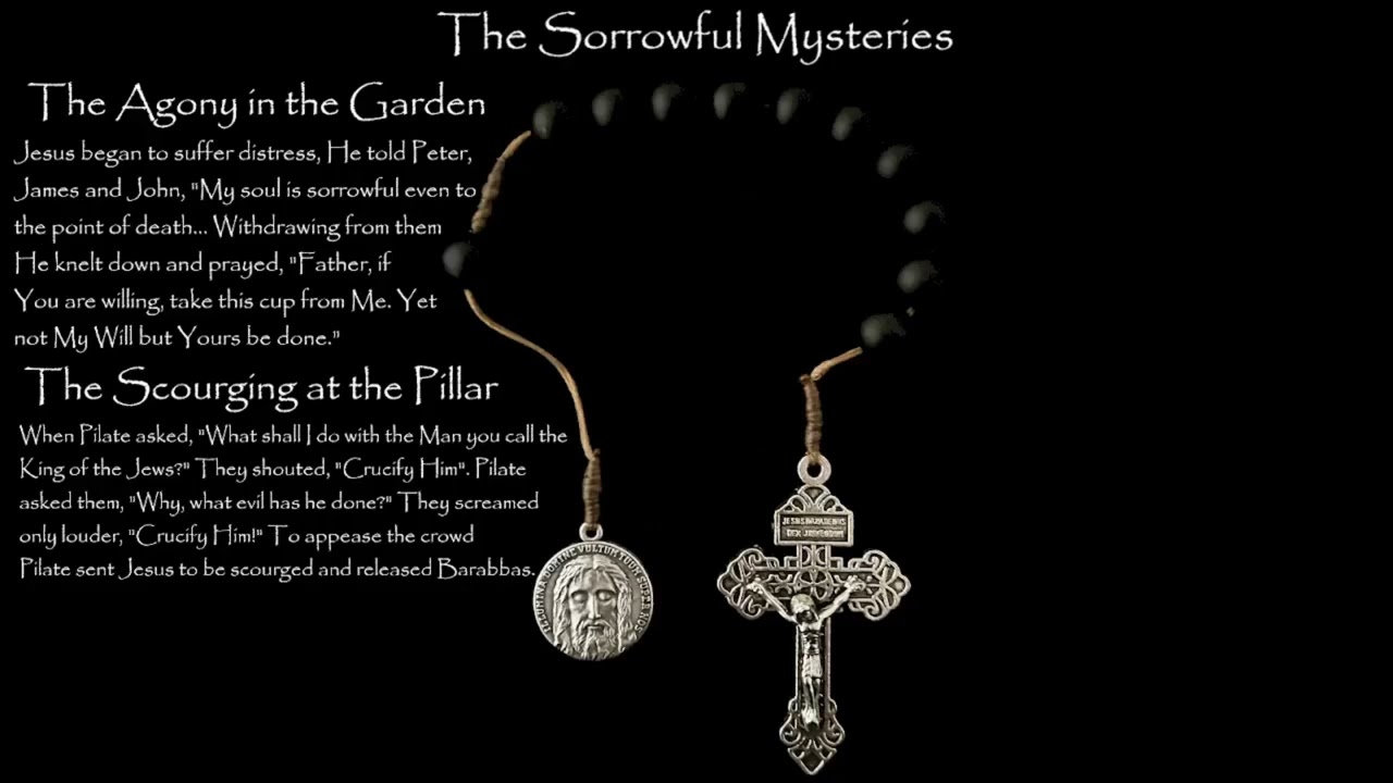 Ежедневная молитва Розария, пятница, 6 марта 2026 г. — Тайны скорби, Лик Христов.