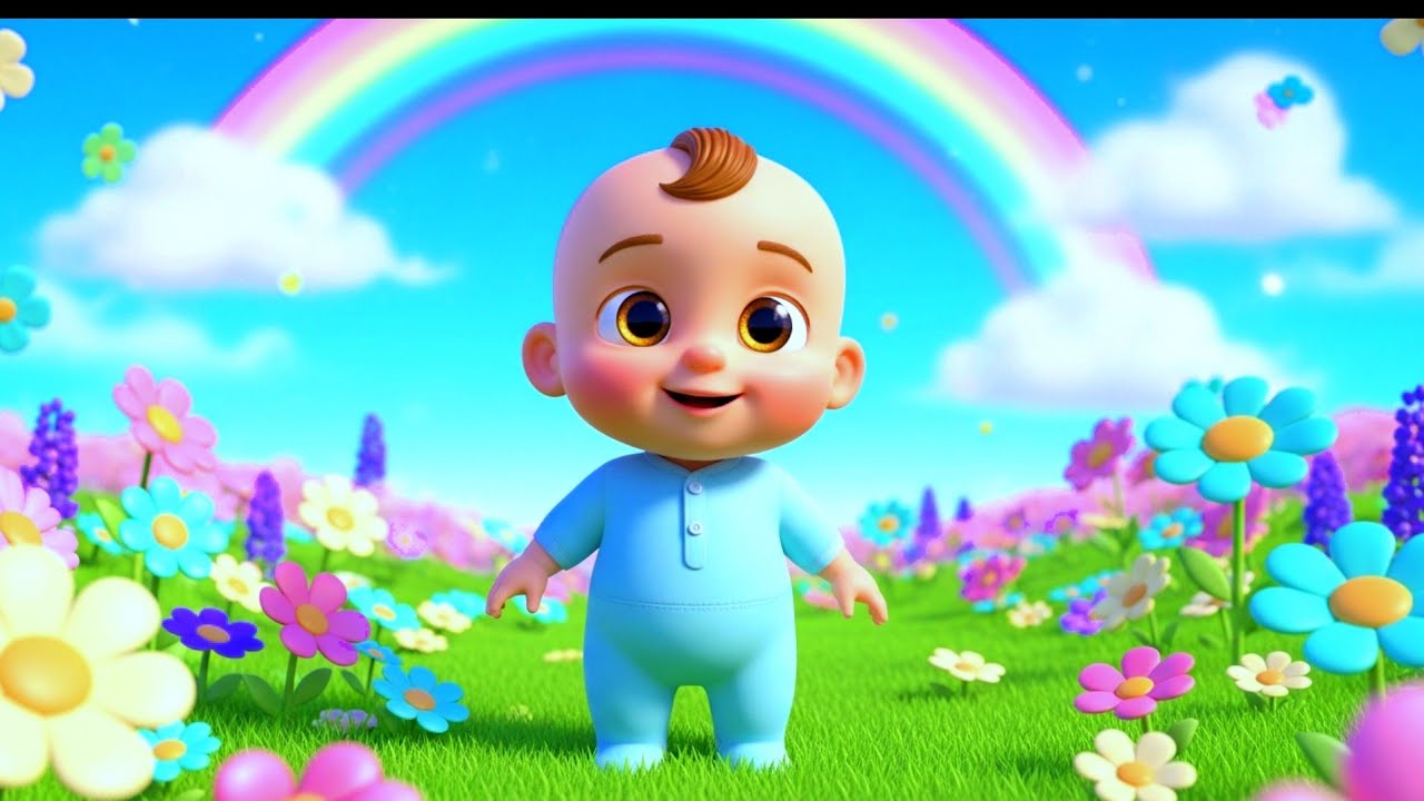 Pastel Baby Rhyme Cute 3D Cartoon Baby Song Colorful Toddler Animation for Kids