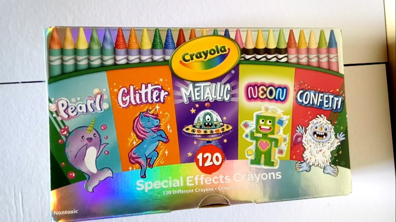 [REVIEW] Crayola Special Effects Crayons, 120-count