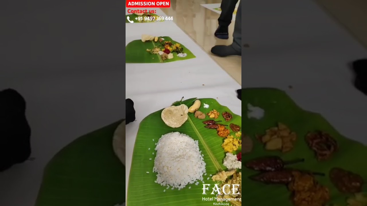 Onam Sadya Making & Serving | Kerala Tradition Meets Hospitality Training | FACE Institute 2025
