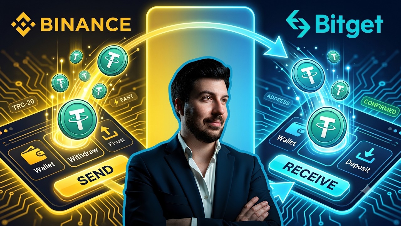 How to Transfer Crypto (USDT) from Binance to Bitget (Step-by-Step Guide)