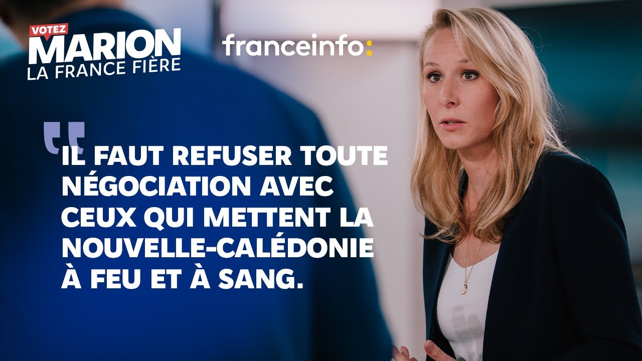 Marion Maréchal invitée de l'émission On Vous Répond sur France TV Info