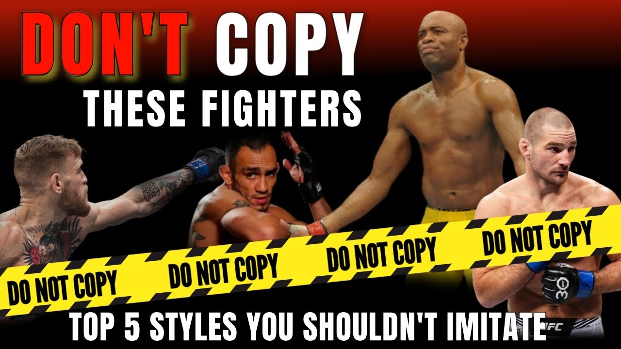Top 5 UFC Fighters You  Should NOT Copy 🚫 | How to Fight Like an MMA Fighter