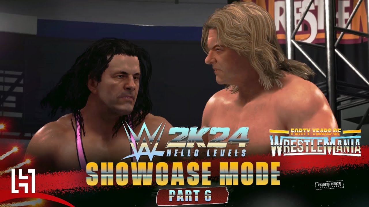 Геймплей режима демонстрации WWE 2K24, часть 6 — Я почти тебя поймал — Брет Харт против Родди Пай...