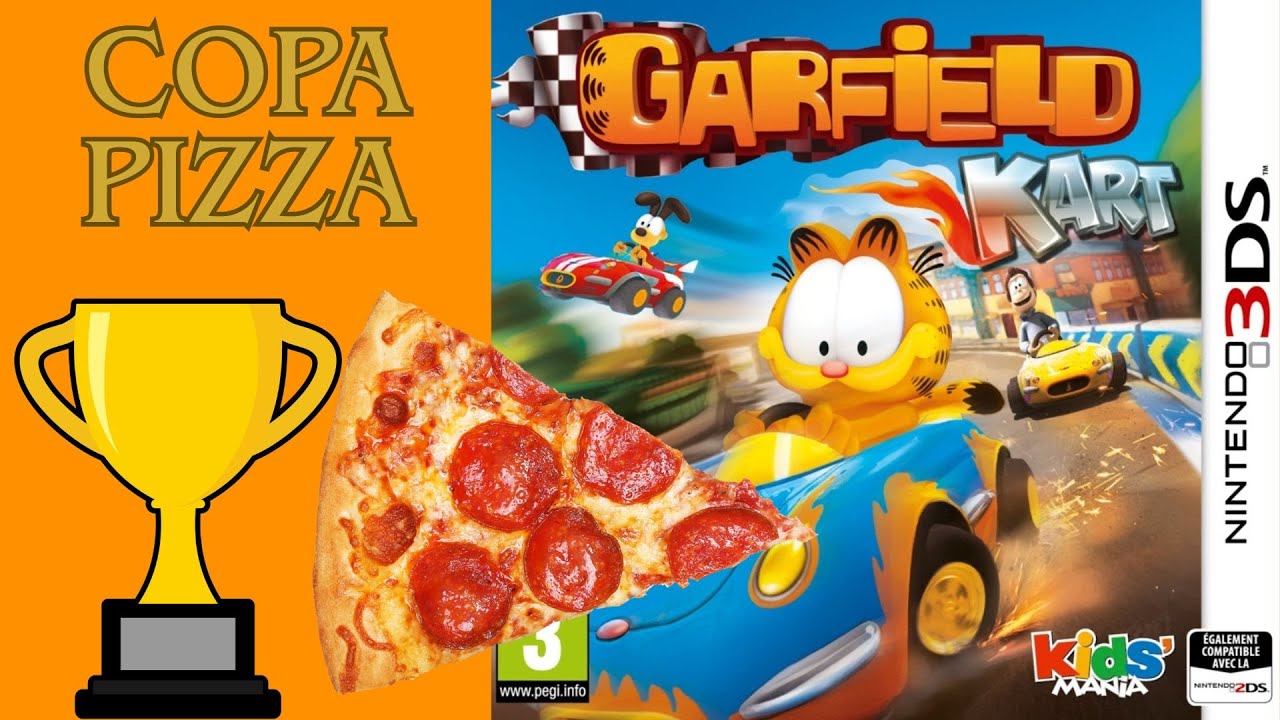 Copa Pizza 50 cc - Garfield Kart 3DS