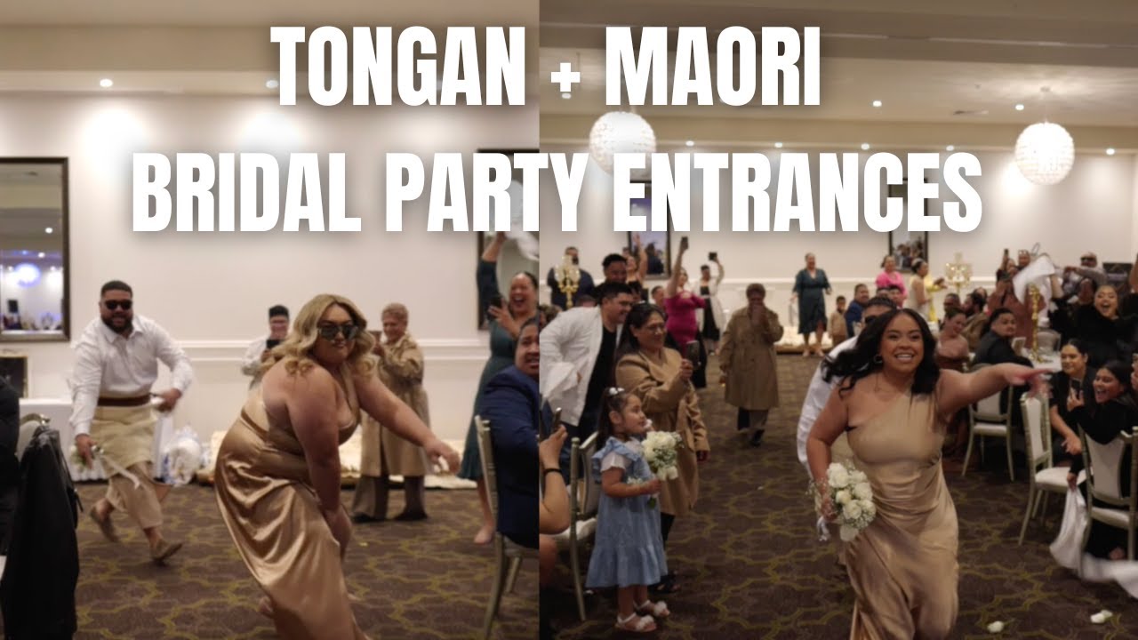 Fun Tongan + Maori bridal party entrances | Melbourne, Australia