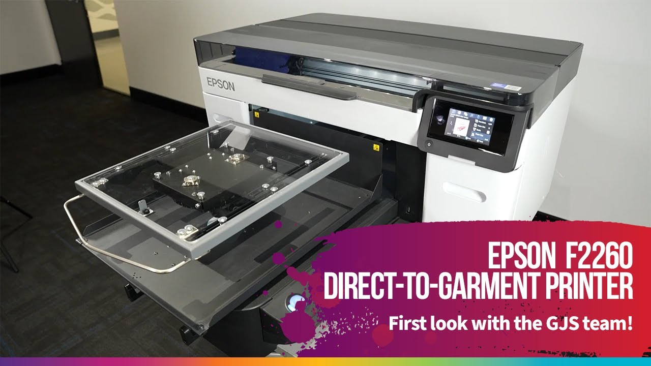Принтер Epson F2260/F2270 DTG/DTF — первый взгляд с командой GJS!