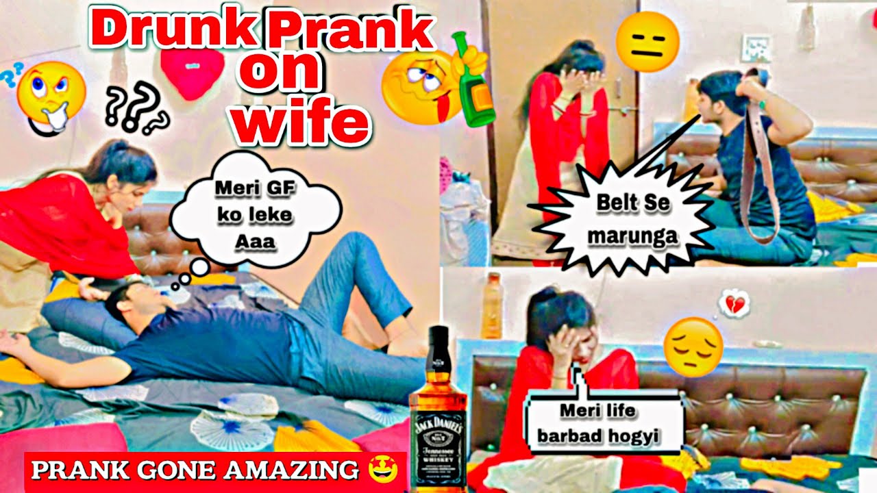 Drunk Prank On Wife 😂 ll Wife Got Emotional🥹 ll #prank on #indian #wife ll SakshiBabaOfficial