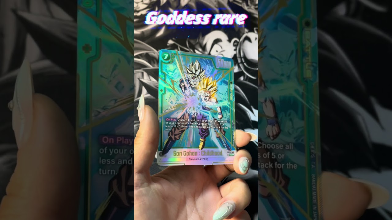 ⚡️Son Gohan Childhood Alt Art SCR ☀️#dragonball #fusionworld #fb01 #youtube #shorts