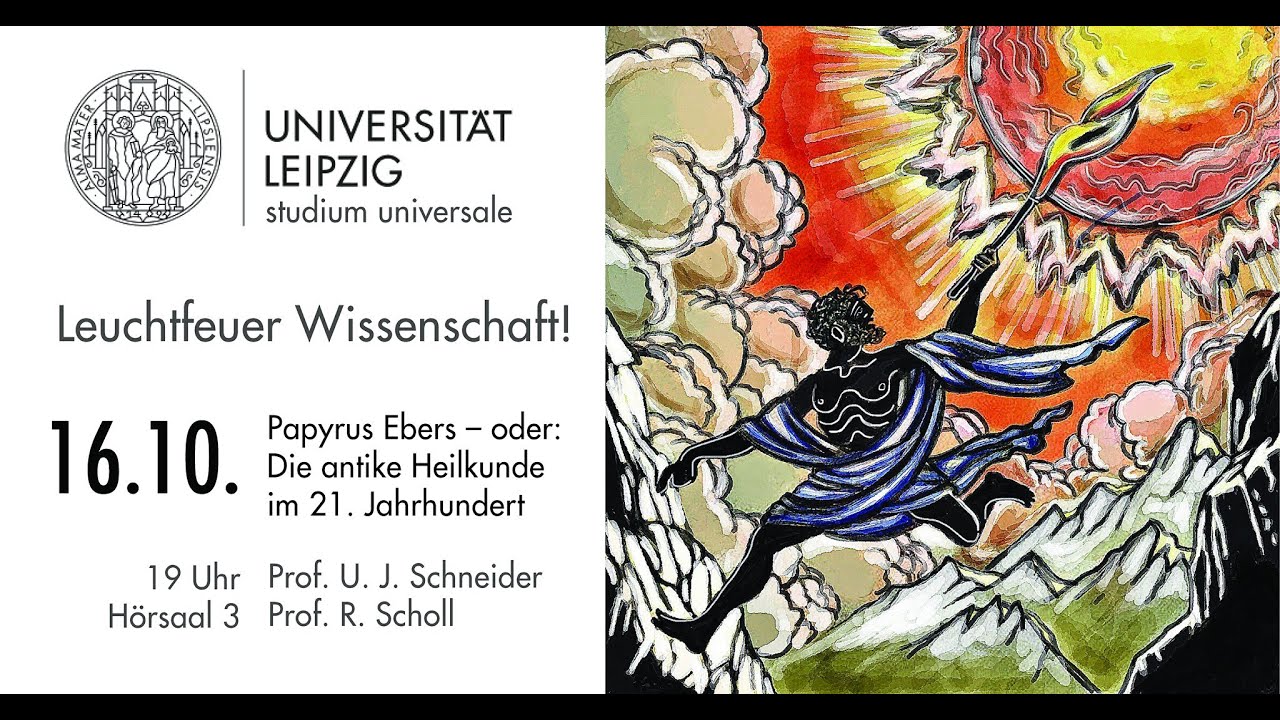 Prof. Schneider und Prof. Scholl - Papyrus Ebers