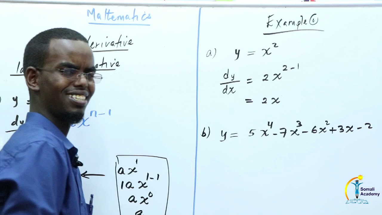 Lesson 3: Introduction to Calculus (First derivative).