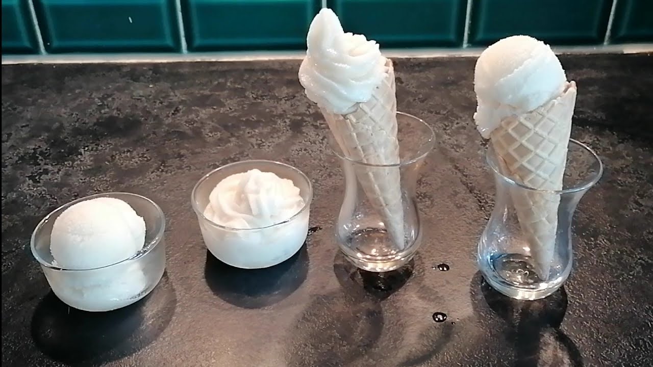 SORBET AU CITRON SANS SORBETIÈRE (créponné en Algérie)