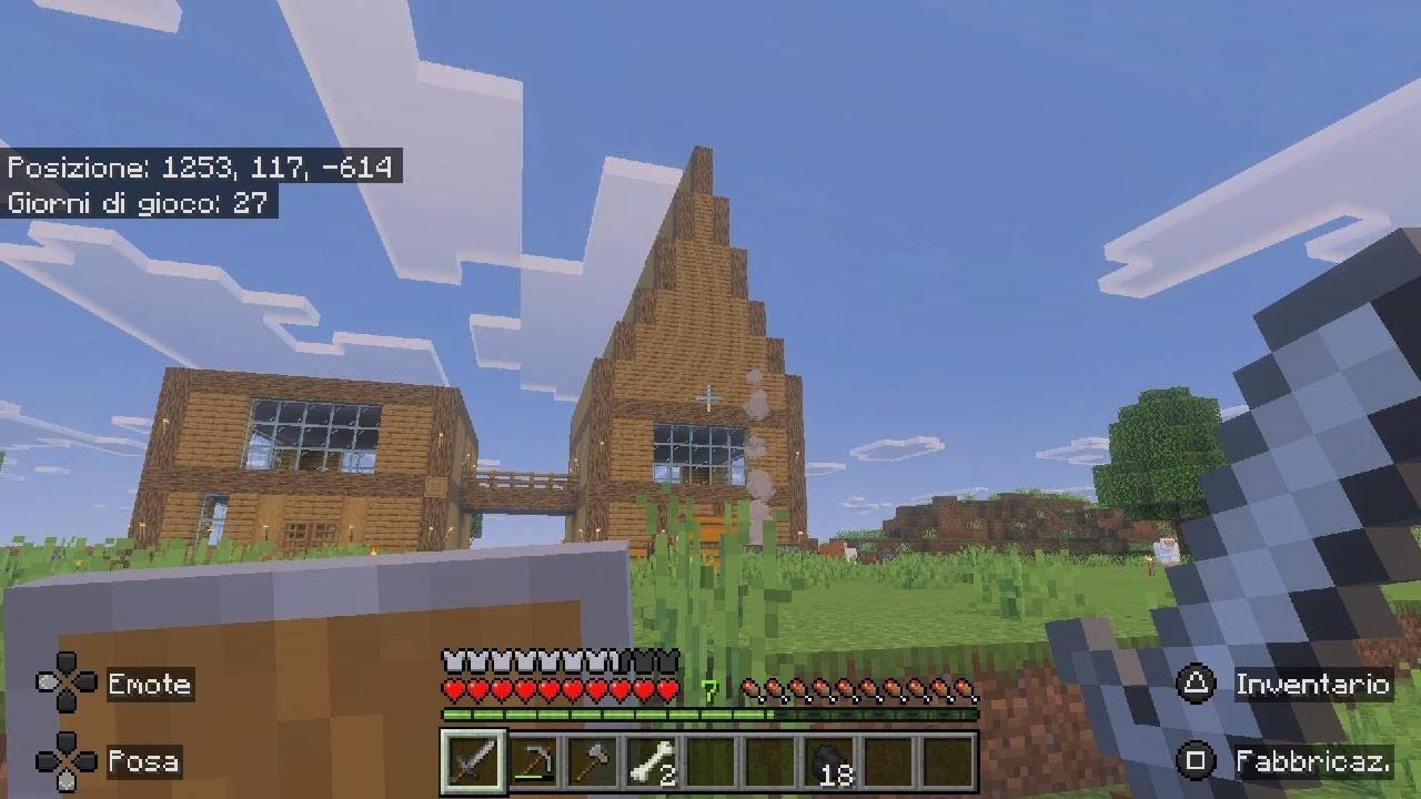 Il primo video di minecraft del canale